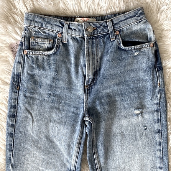 Free People Dakota Straight Leg Jean in Indigo Blue - Picture 6 of 9